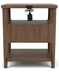Amelie 27" Wood Accent Nightstand