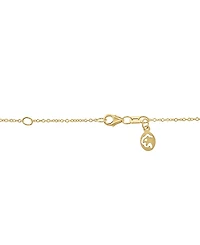 Effy Collection Opal (2-3/8 ct. t.w.) & Diamond (1/10 ct. t.w.) Pendant Necklace in 14k Yellow Gold