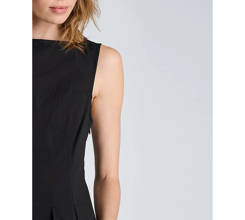 Kenneth Cole Women's Sleeveless Boat Neck Top