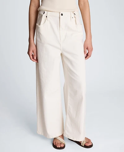 Kenneth Cole Women's High-Rise Wide-Leg Pants