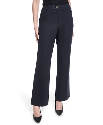 Karl Lagerfeld Paris Women's Mid-Rise Woven Pants