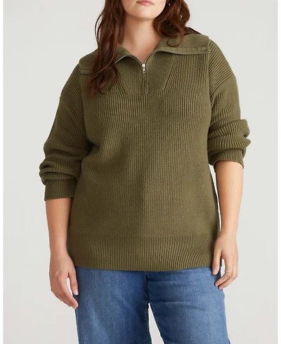 Universal Standard Plus Brenda Zip Sweater