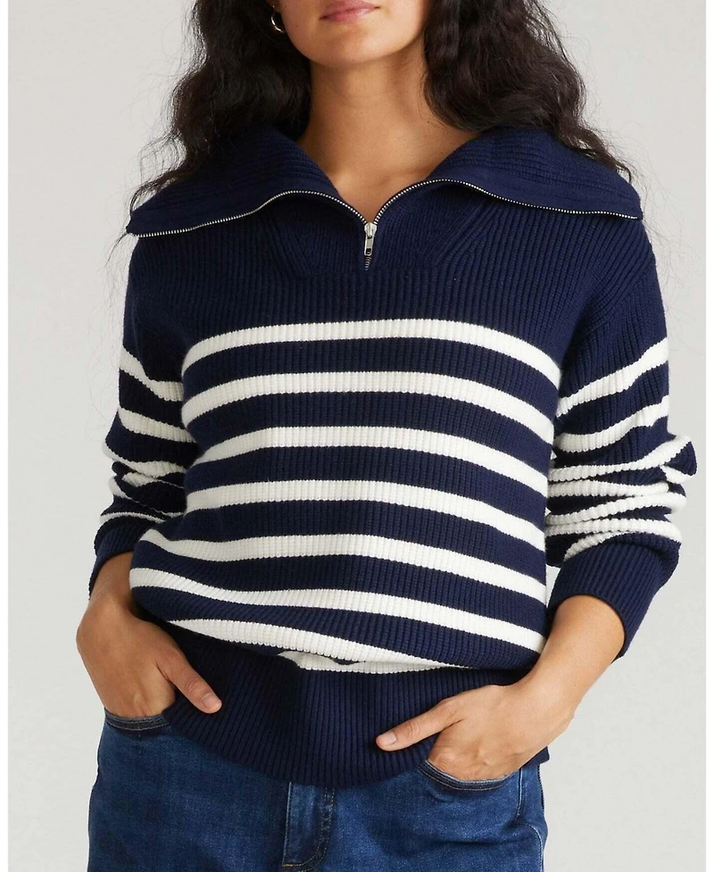 Universal Standard Plus Brenda Zip Sweater