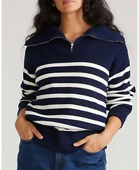 Universal Standard Plus Brenda Zip Sweater