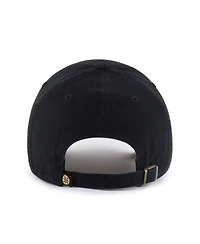 47 Brand Men's Black Boston Bruins Alternate Logo Clean Up Adjustable Hat
