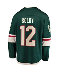 Fanatics Men's Matthew Boldy Green Minnesota Wild Home Breakaway Player Jersey