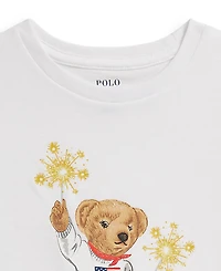 Polo Ralph Lauren Girls' 2T-6X Bear Short-Sleeve Jersey T-Shirt
