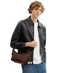 Coach Men's Leather Mott Sling Bag
