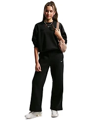 Nike Girls' 7-16 Sportswear Studio Fleece Drawcord Pants