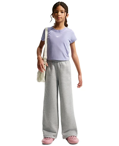 Nike Girls' 7-16 Sportswear Studio Fleece Drawcord Pants
