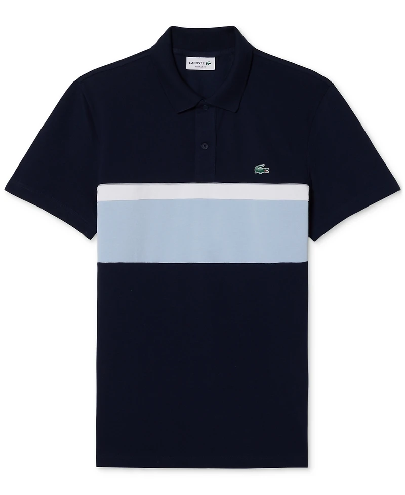 Lacoste Men's Regular-Fit Color Block Polo Shirt