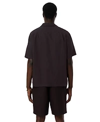 Lacoste Men's Short-Sleeve Hawaiian Collar Shirt