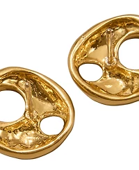 Donna Karan 24k Gold-Plated Mariner Drama Stud Earrings
