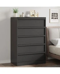 Spacious Drawer Dresser For Bedroom With Ample Internal Storage Modern Multi Drawer Storage Cabinet Organizer Suitable For Living Room Nursery