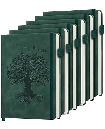 Gnuadz A5 Hardcover Notebook with Leather Lining - 200 Pages of Thick