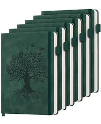 Gnuadz A5 Hardcover Notebook with Leather Lining - 200 Pages of Thick