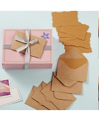 Gnuadz Mini Envelopes Blank Note Cards Self-adhesive