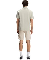 Boss by Hugo Men's Relaxed-Fit Jacquard Collar Polo Shirt
