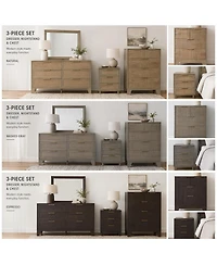 homfan 4-Drawer Wave-Textured Dresser, Tall Mdf Storage Chest with Ribbed Finish, Narrow Organizer for Bedroom, Closet and Small Spaces
