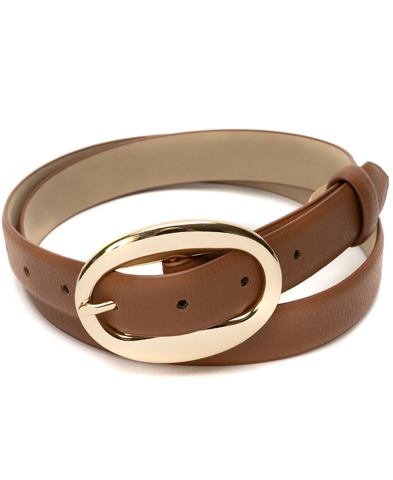 BCBGeneration Oval Center Bar Buckle Pant Belt