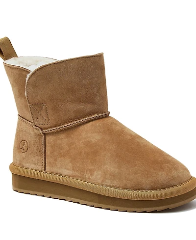 Lands' End Kids Lined Suede Indoor Outdoor Boots