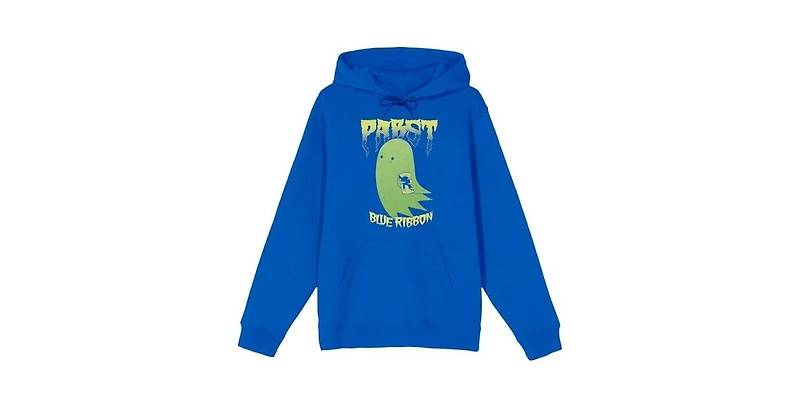 Pabst Blue Ribbon Men's Ghost With A Beer Adult Hoodie