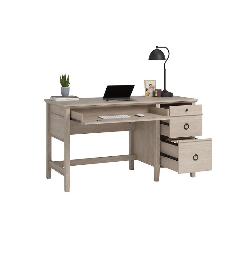 Sauder East Adara Desk, Cascade Oak finish