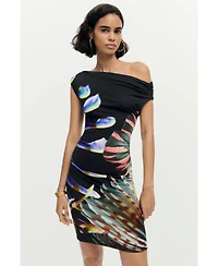 Desigual Women's Printed knit dress M. C. Lacroix