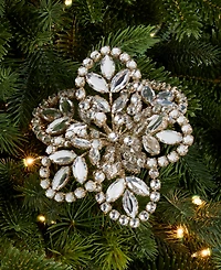 Holiday Lane Jeweled Elegance Flower Pick Ornament, Exclusively at Macy's