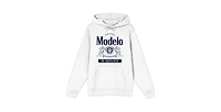 Modelo Men's The FIghting Spirit Long Sleeve White Adult Hooded Sweatshirt -3XL