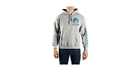 Sonic The Hedgehog Kanji Text Pullover Hooded Sweatshirt-Large