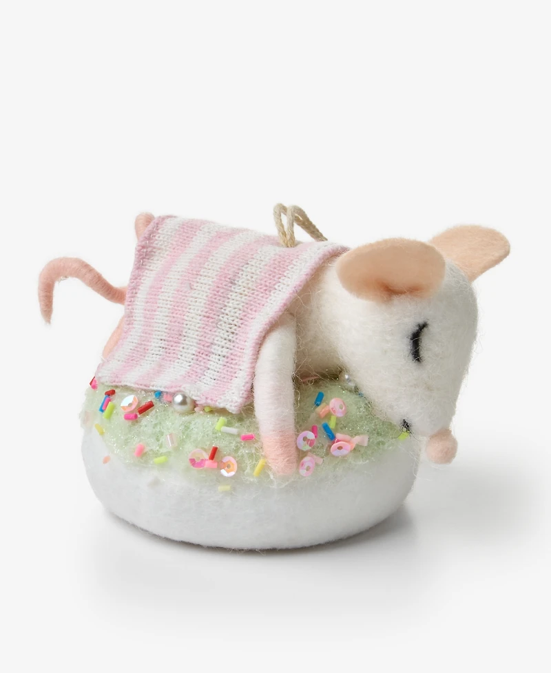 Holiday Lane Nutcracker Sweets Mouse on Donut Ornament, Macy's Exclusive