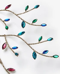 Holiday Lane Peacock Leaves Pick, Macy's Exclusive