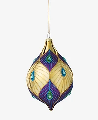 Holiday Lane Peacock Drop Ornament, Macy's Exclusive