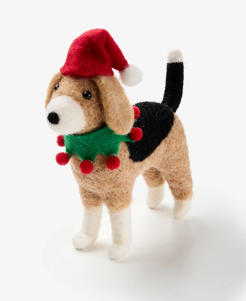 Holiday Lane Pets Felt Dog Ornament, Macy's Exclusive