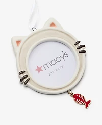 Holiday Lane Pets Cat Photo Frame Ornament, Macy's Exclusive