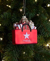 Holiday Lane Macy's Gift Bag Ornament, Macy's Exclusive