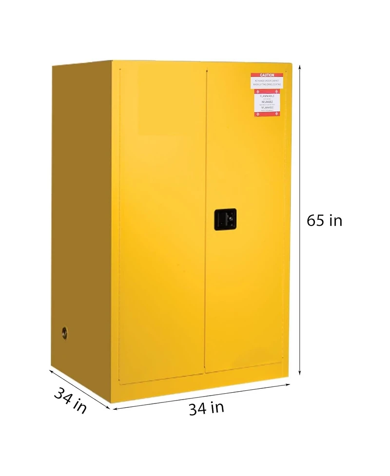 Gaomon 60 Gallon Manual Close Flammable Storage Cabinet