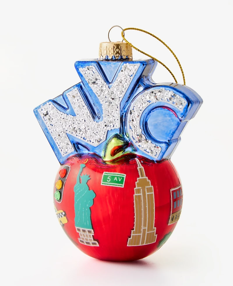 Holiday Lane New York Nyc Apple Ornament, Macy's Exclusive