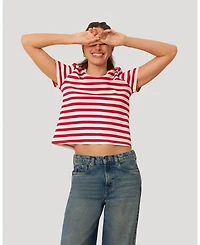 Cable and Gauge Women's Essential Stripe Tee