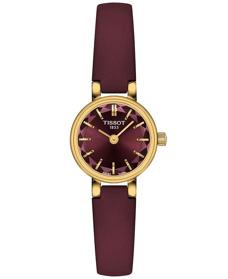 Tissot Women's Round Gold Stainless Steel Watch 19.5mm