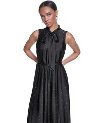 Karl Lagerfeld Paris Women's Printed Midi Dress