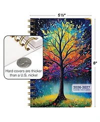 Gnuadz Hardcover Academic Planner 2026-2027 14-Month Daily Weekly Monthly Agenda