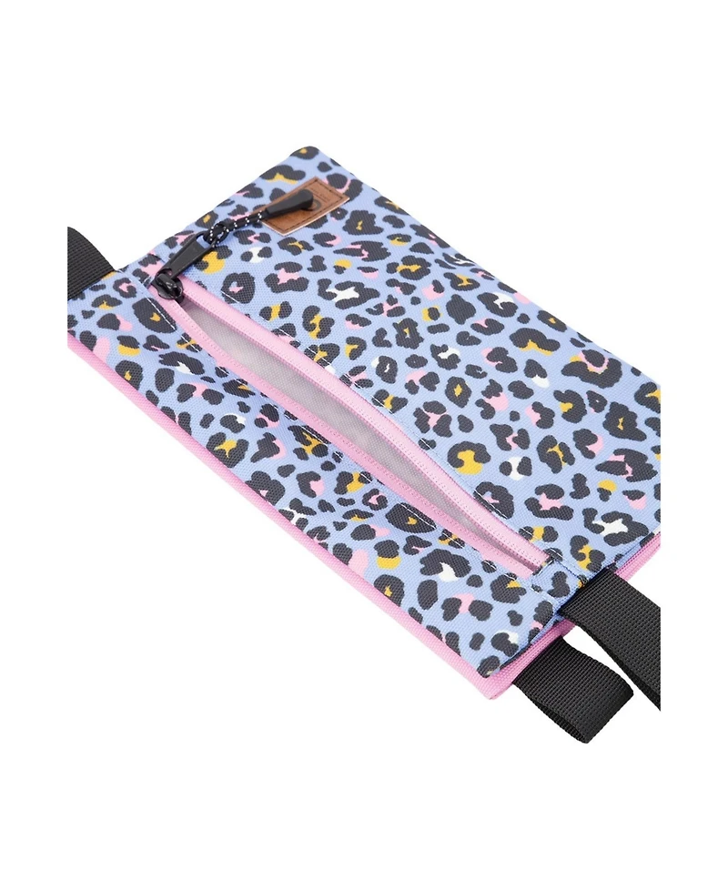 Deux par Deux Little Girl Leopard Charming Functional Compact Pencil Case