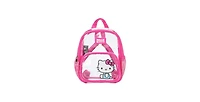Hello Kitty Sitting Character Adult 11” Clear Mini Backpack