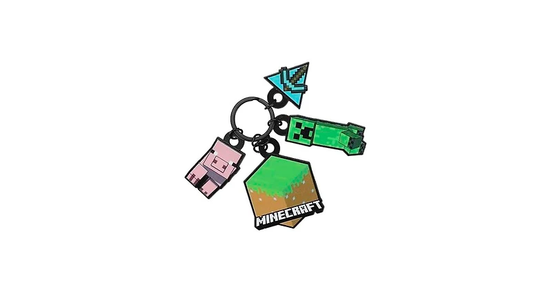 Minecraft Icons Multi-Charm Keychain