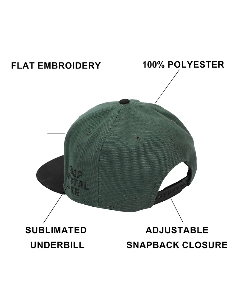 Friday the 13th Men's Jason Mask Traditional Snapback Cap