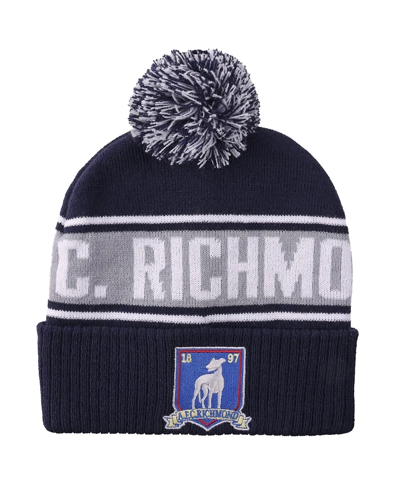 Ted Lasso Men's A.f.c. Richmond Black Cuff Beanie