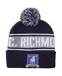 Ted Lasso Men's A.f.c. Richmond Black Cuff Beanie