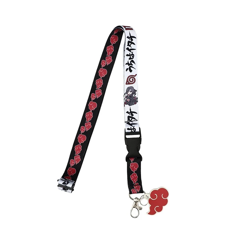 Itachi Uchiha Lanyard with Clear Id Sleeve and Keychain
